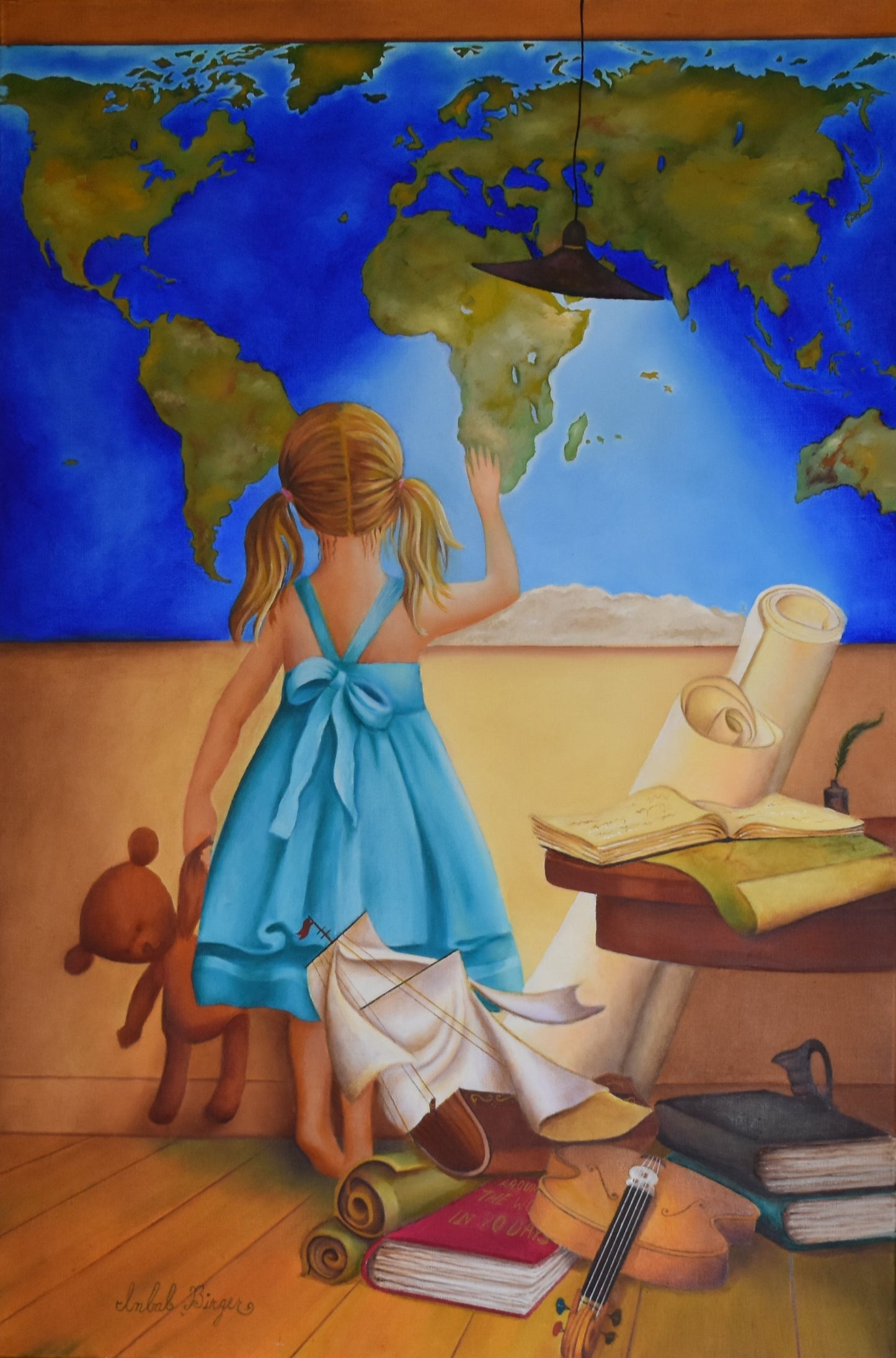 The World at Her Fingertips